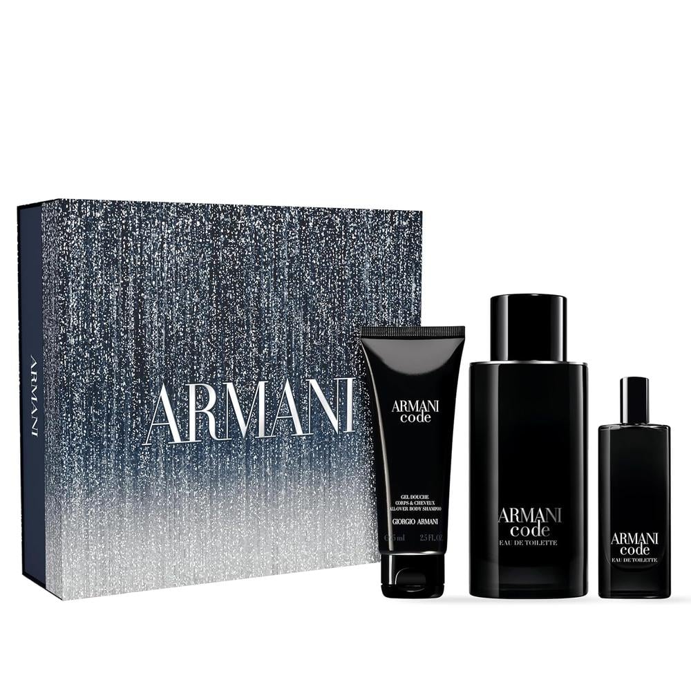 SET PERFUME ARMANI CODE EDP HOMBRE 3 PZS - 1
