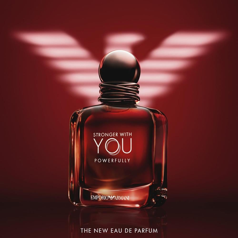 PERFUME ARMANI STRONGER WITH YOU POWERFULLY HOMBRE 0.3 OZ / 10 ML - 3