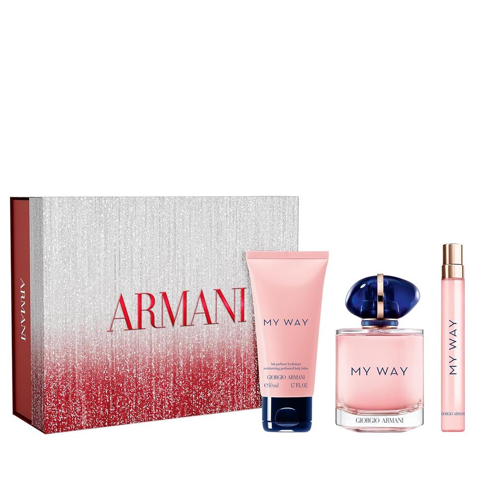 SET PERFUME ARMANI MY WAY EDP MUJER 3 PZS - 1