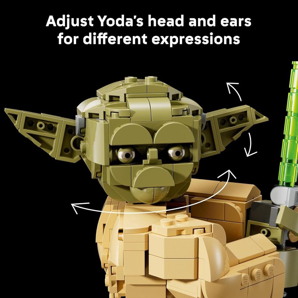 LEGO STAR WARS : BUSTO DE YODA CON SABLE DE LUZ 75438 - 5