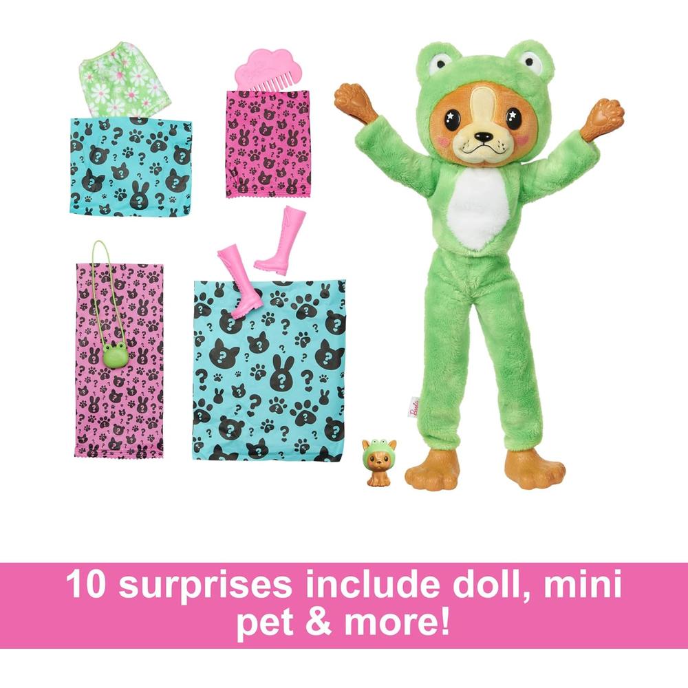 BARBIE CUTIE REVEAL DISFRAZ DE RANA CON SORPRESAS - 3