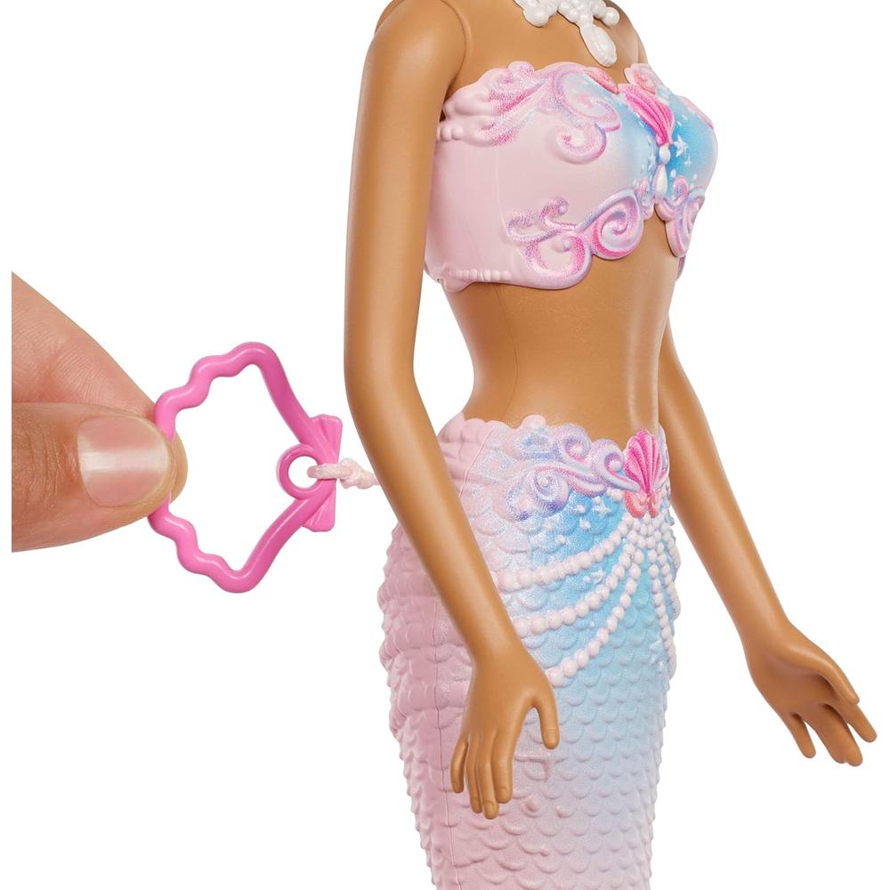 BARBIE SIRENA BURBUJAS MUÑECA RUBIA CON ACCESORIOS - 3