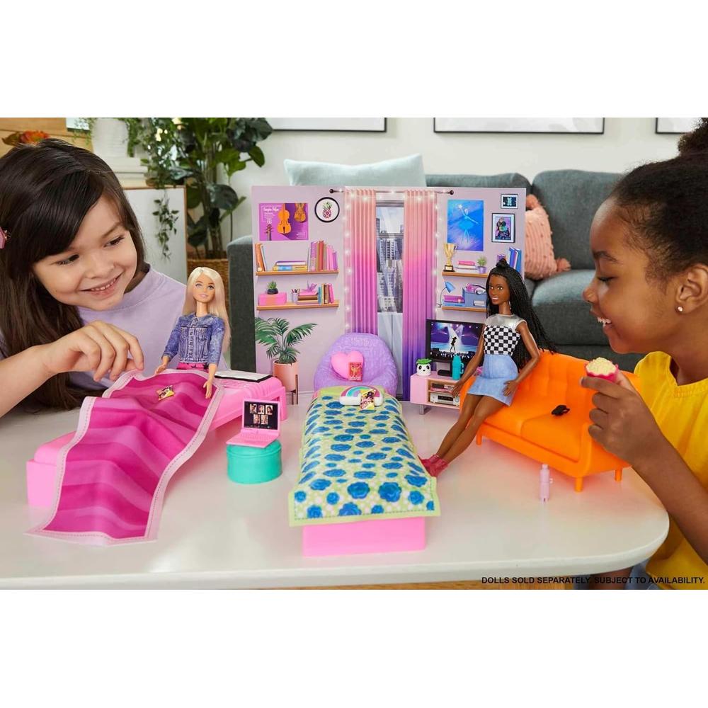 BARBIE SET HABITACIÓN RESIDENCIA CON MUEBLES Y ACCESORIOS - 2