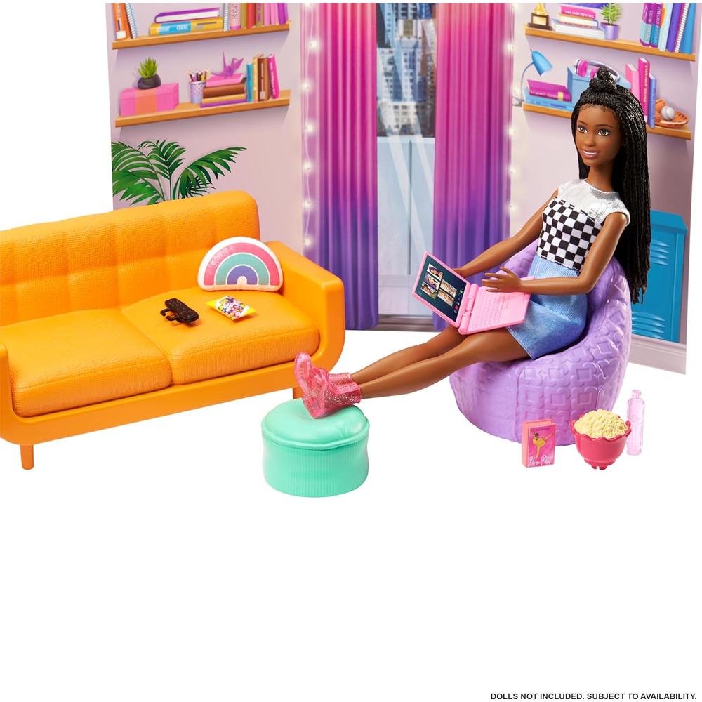 BARBIE SET HABITACIÓN RESIDENCIA CON MUEBLES Y ACCESORIOS - 3