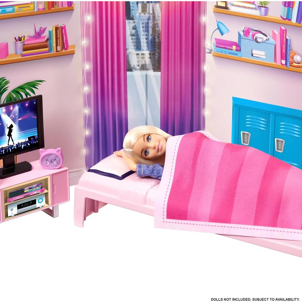 BARBIE SET HABITACIÓN RESIDENCIA CON MUEBLES Y ACCESORIOS - 4