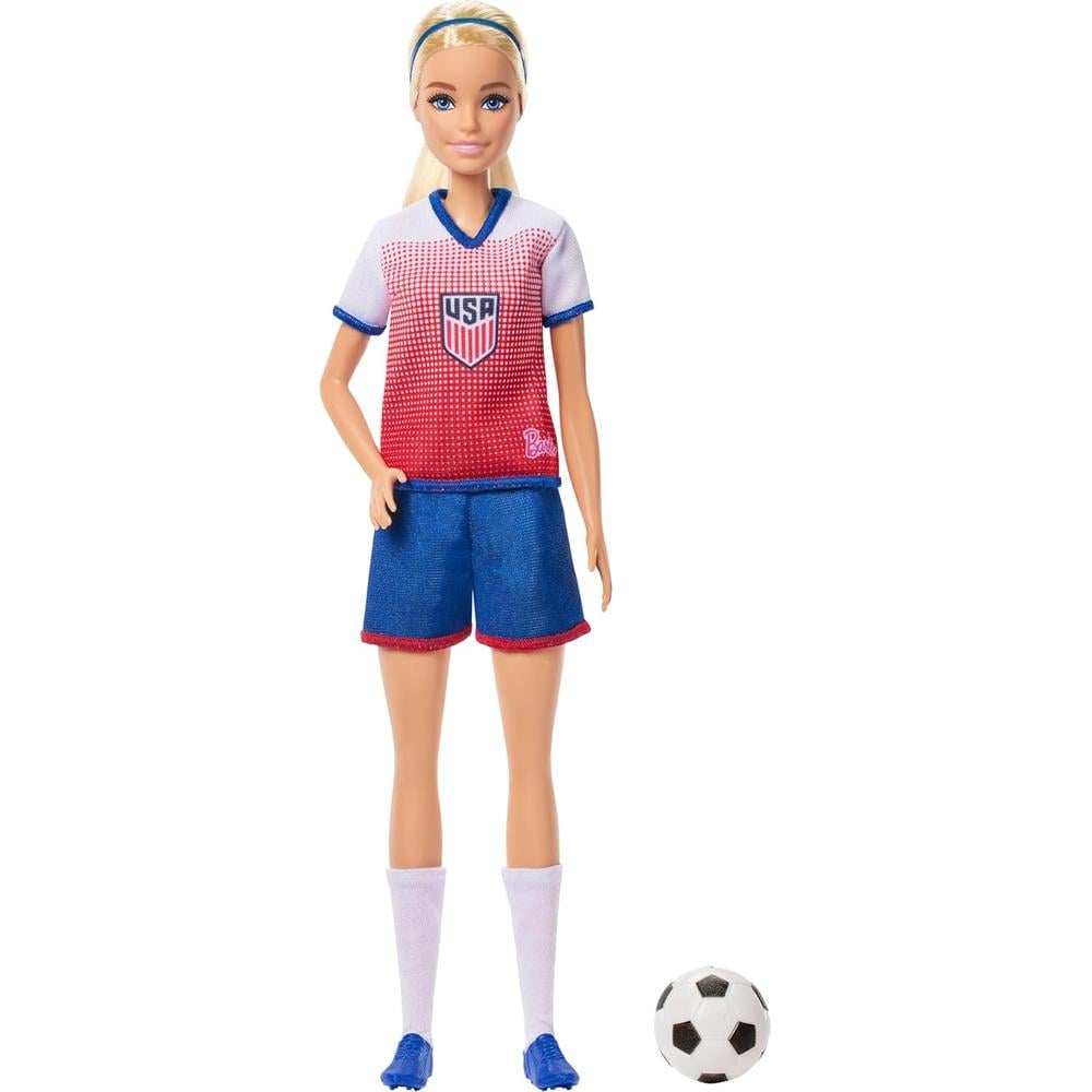 BARBIE CAREERS USSF SOCCER MUÑECA CON ACCESORIOS - 1