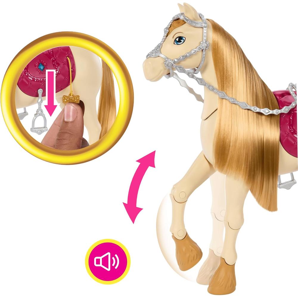 BARBIE CABALLO INTERACTIVO CON SONIDO Y MOVIMIENTO - 4