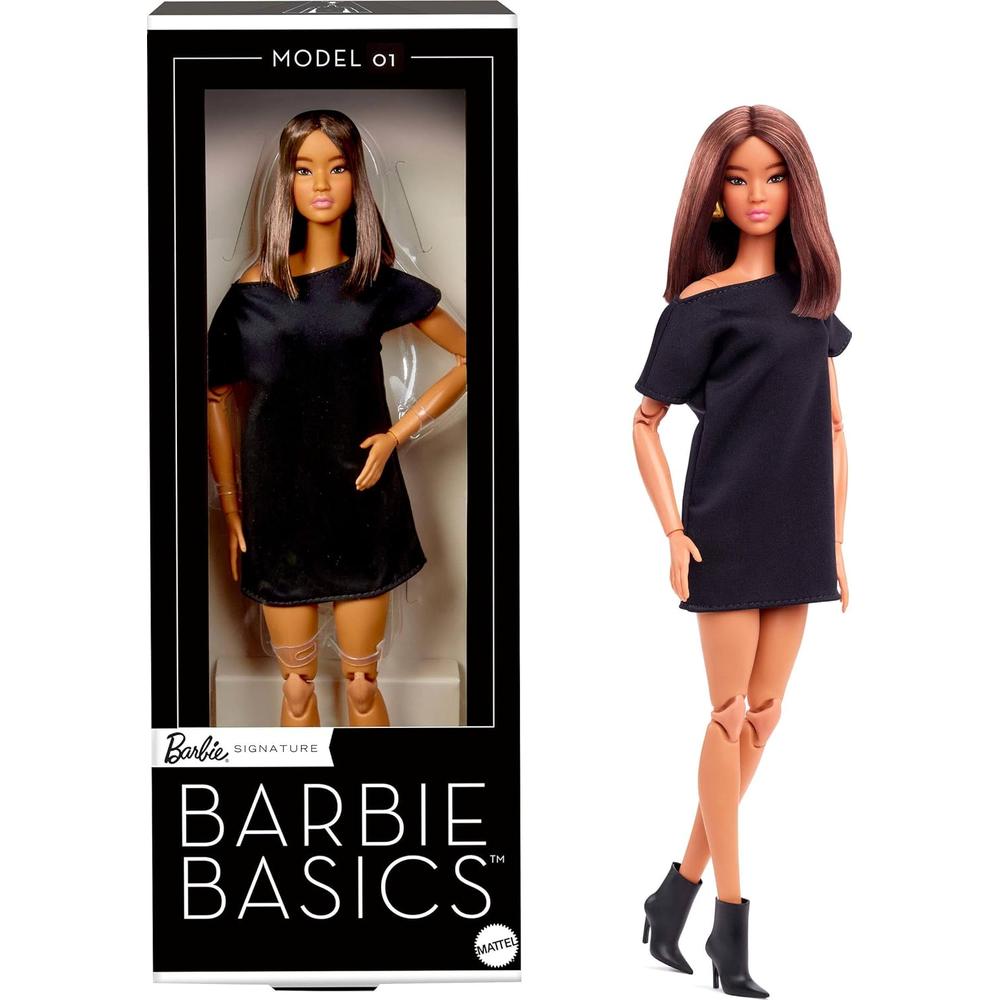 BARBIE BASICS MODELO 01 MUÑECA COLECCIÓN CABELLO CASTAÑO - 1