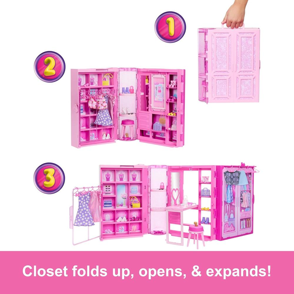 BARBIE DREAM CLOSET ARMARIO CON ACCESORIOS - 4