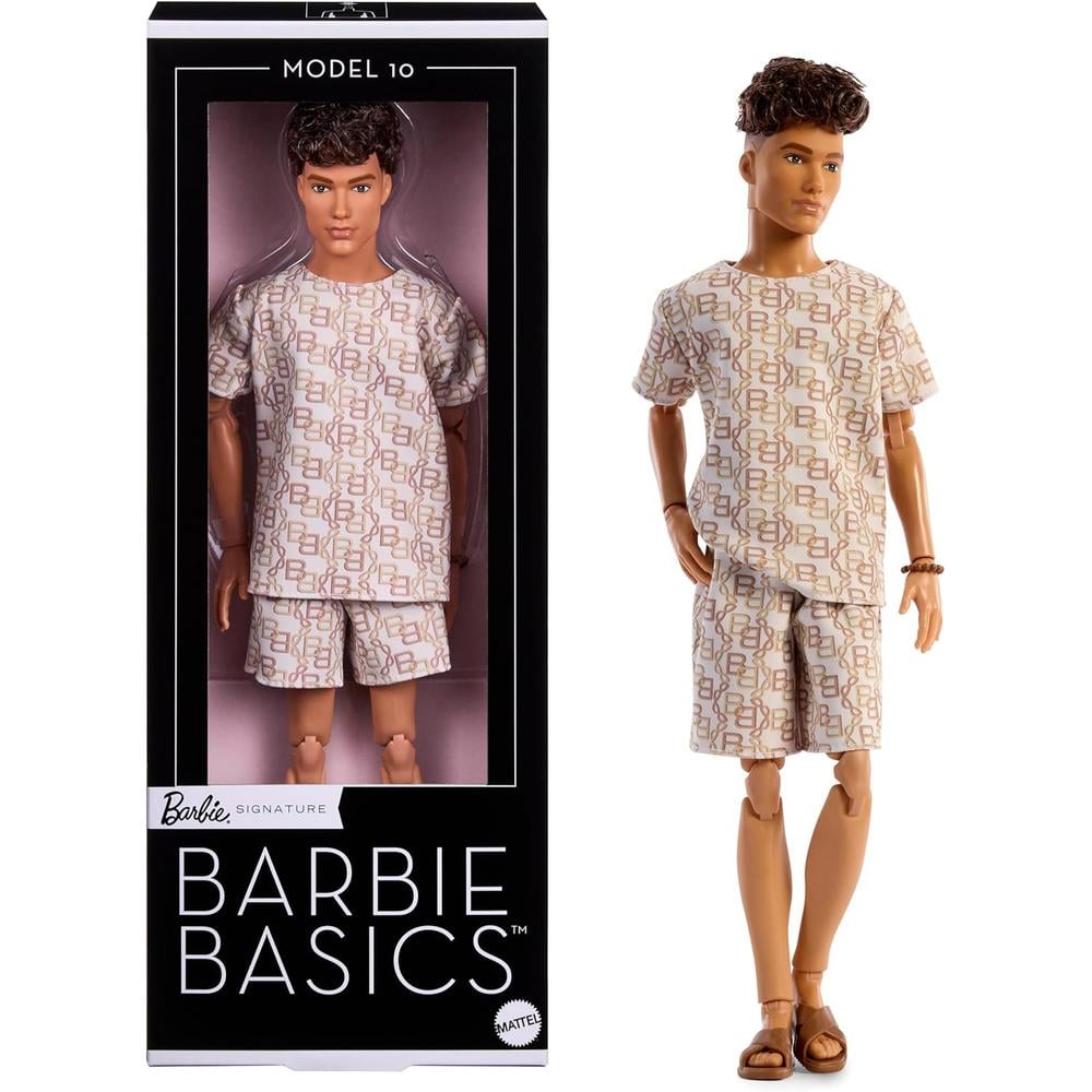 KEN BARBIE BASICS MUÑECO COLECCIÓN CABELLO CASTAÑO - 1
