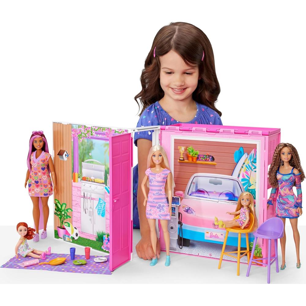 BARBIE CASA DE MUÑECAS CASA DE VACACIONES CON ACCESORIOS - 2