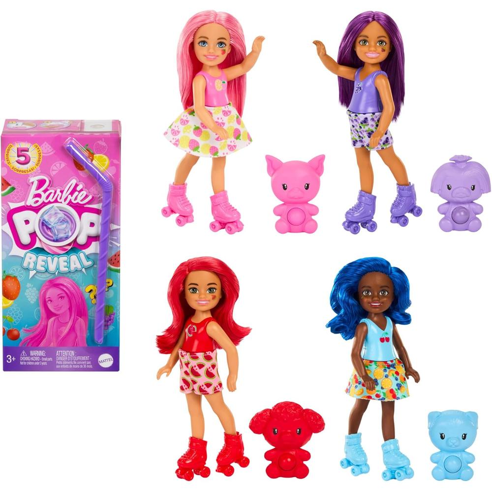 BARBIE CHELSEA POP REVEAL FRUTAS CON SORPRESAS - 1