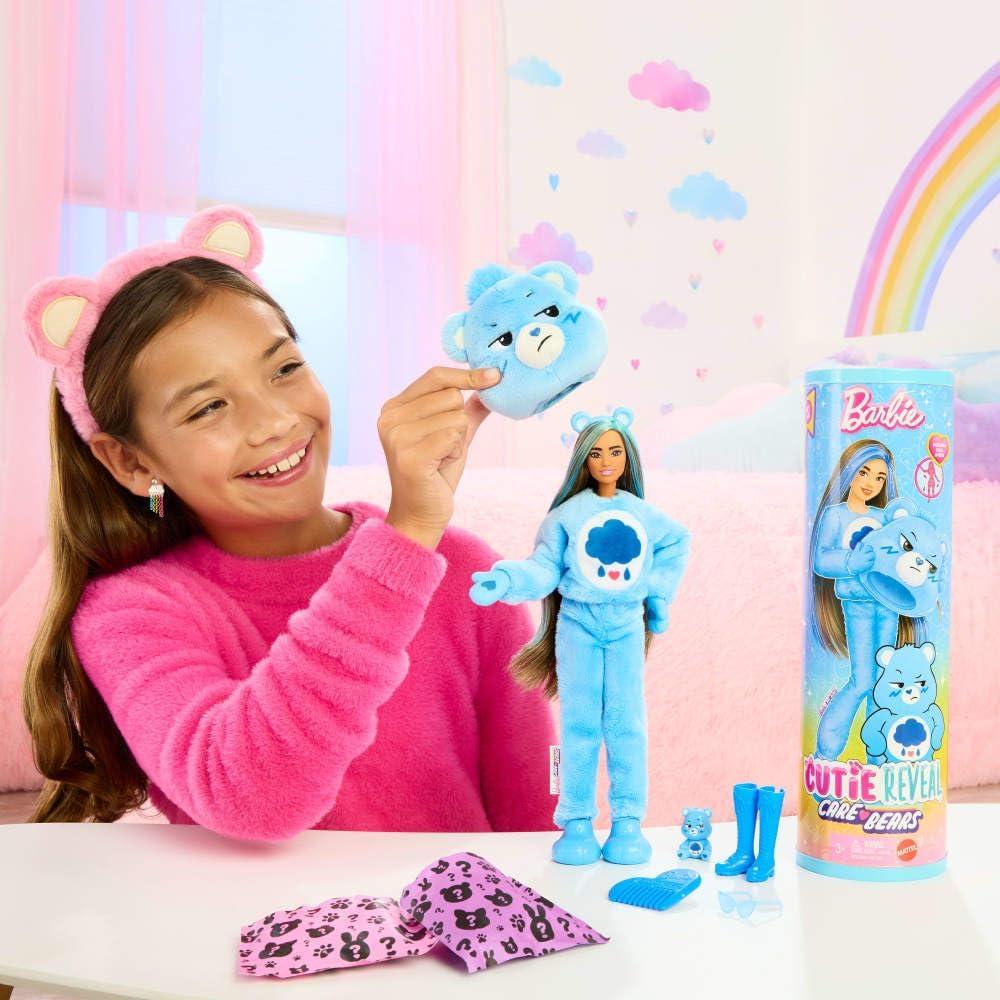 BARBIE CUTIE REVEAL CARE BEARS GRUMPY BEAR CON SORPRESAS - 2