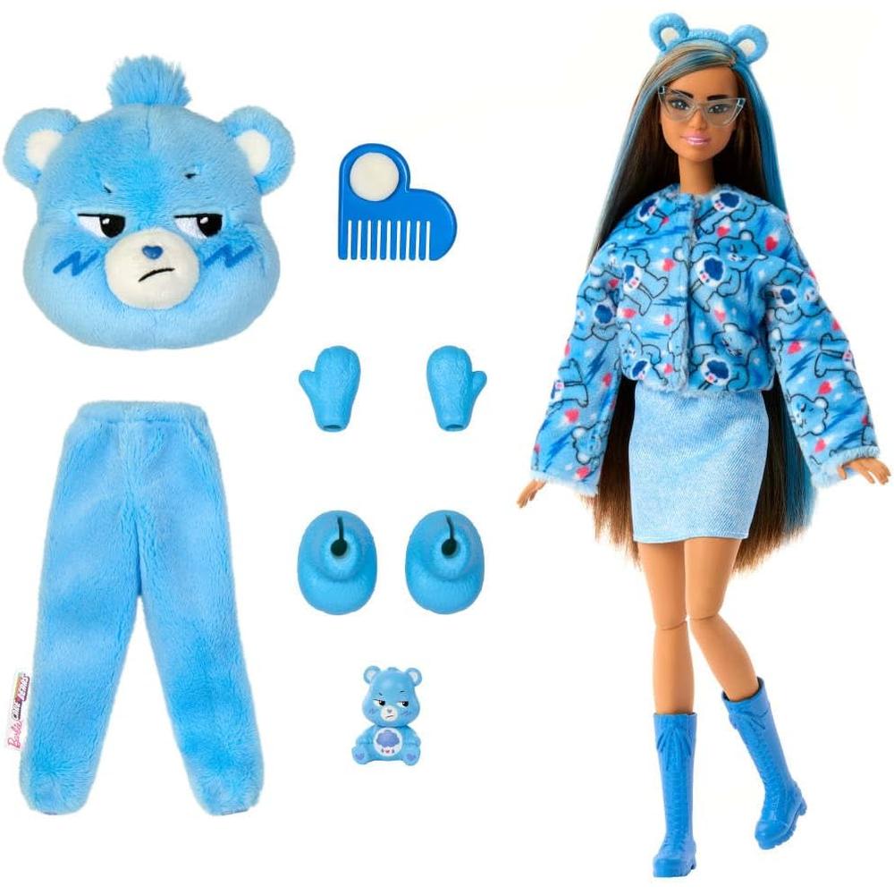 BARBIE CUTIE REVEAL CARE BEARS GRUMPY BEAR CON SORPRESAS - 3