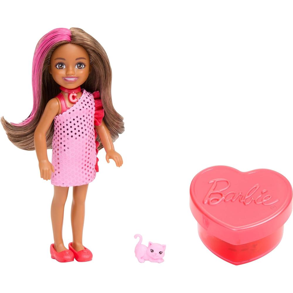 BARBIE CHELSEA PARTY GLAM MUÑECA CON SORPRESAS - 3