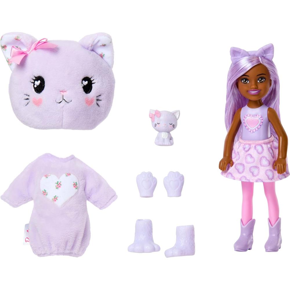 BARBIE CHELSEA CUTIE REVEAL CUDDLY MUÑECA CON SORPRESAS - 3