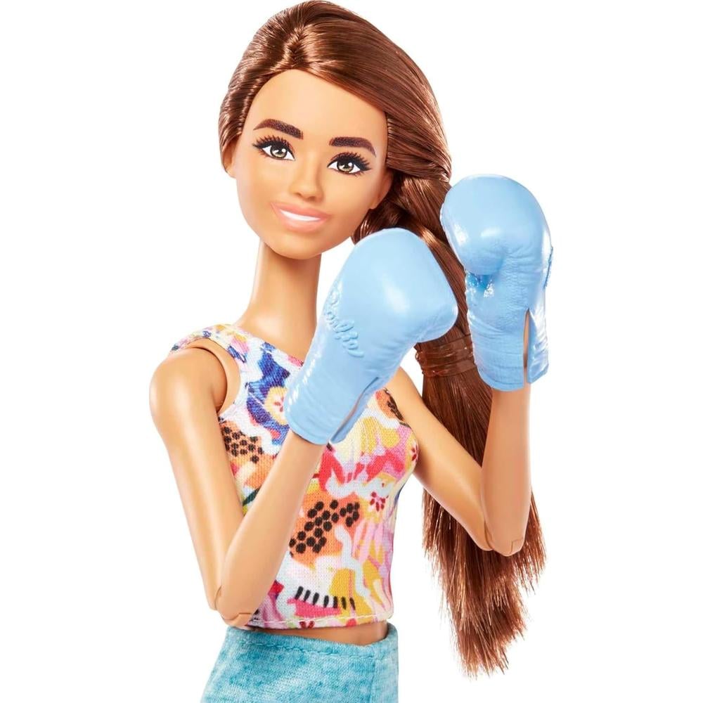 BARBIE MUÑECA MORENA CON CACHORRO SET EJERCICIO - 3
