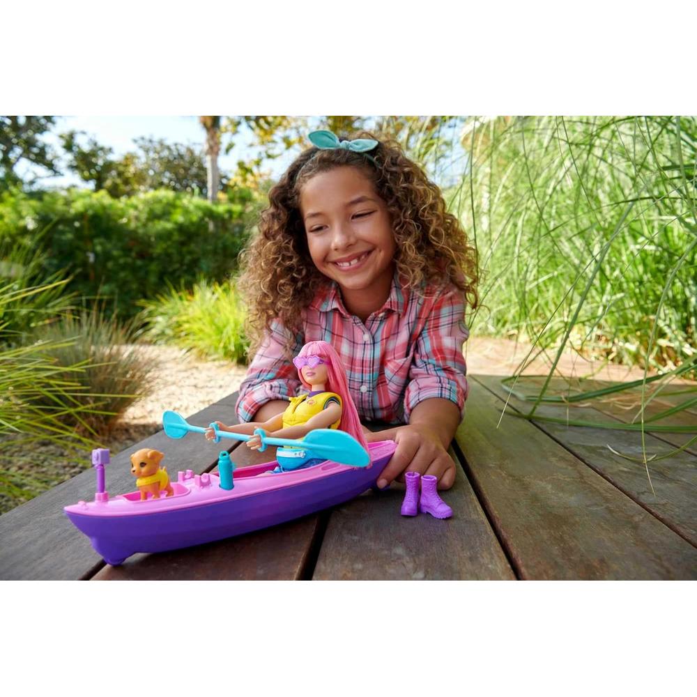 BARBIE MUÑECA DAISY KAYAK CON CACHORRO Y ACCESORIOS - 2