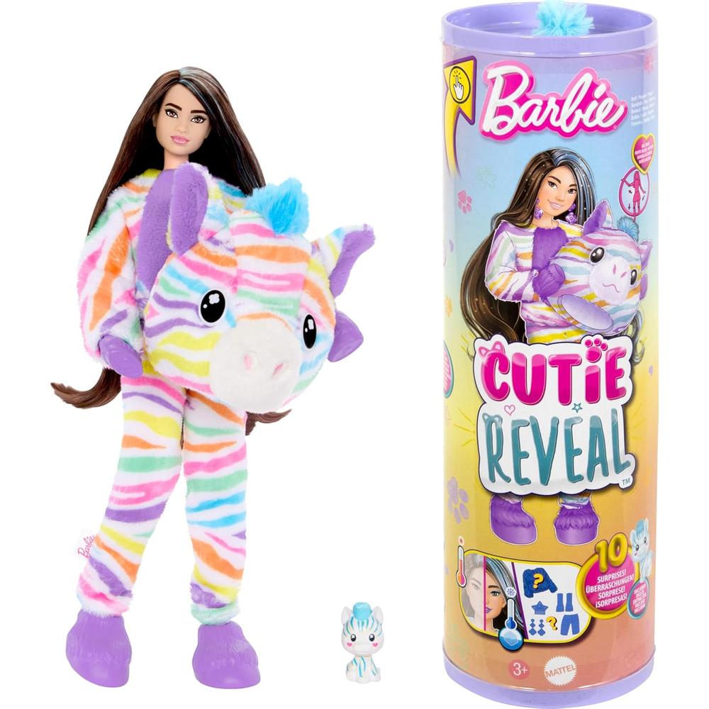 BARBIE CUTIE REVEAL CEBRA ARCOÍRIS COLOR DREAM - 1