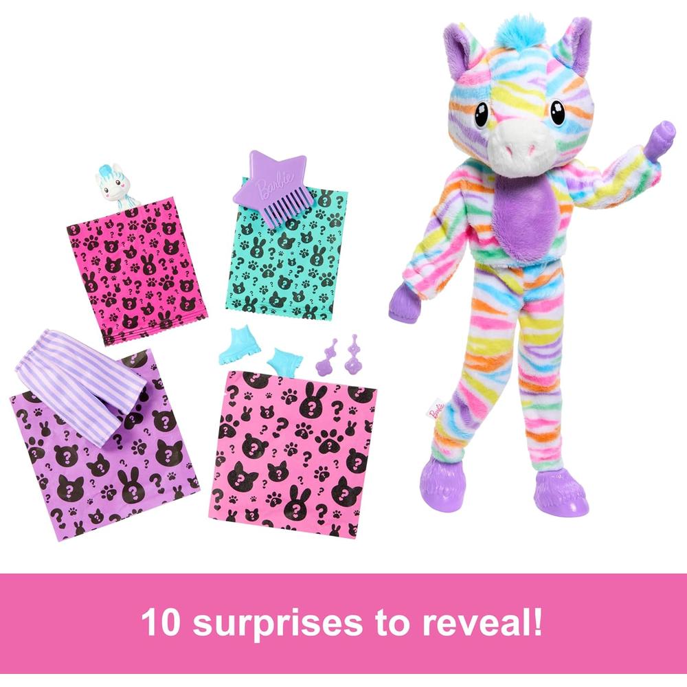 BARBIE CUTIE REVEAL CEBRA ARCOÍRIS COLOR DREAM - 3