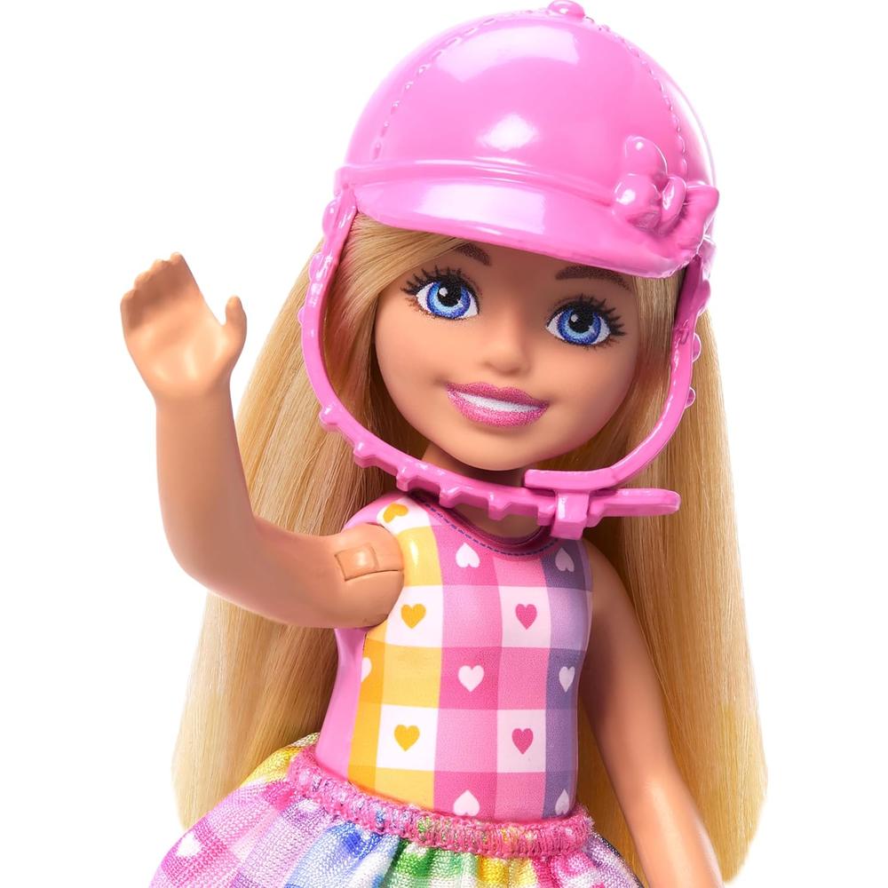 BARBIE CHELSEA MUÑECA CON CABALLO GRIS Y ACCESORIOS - 3