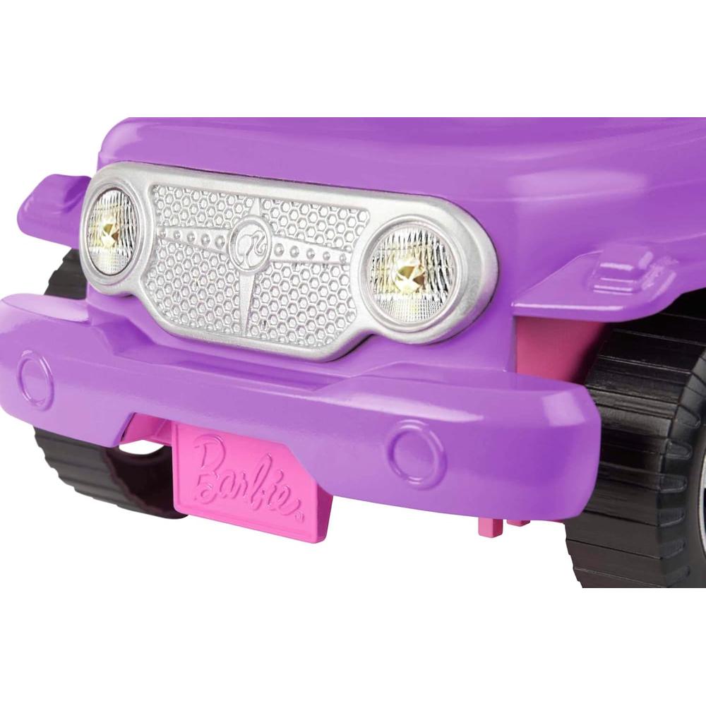 BARBIE VEHÍCULO TODOTERRENO MORADO ROSADO - 3