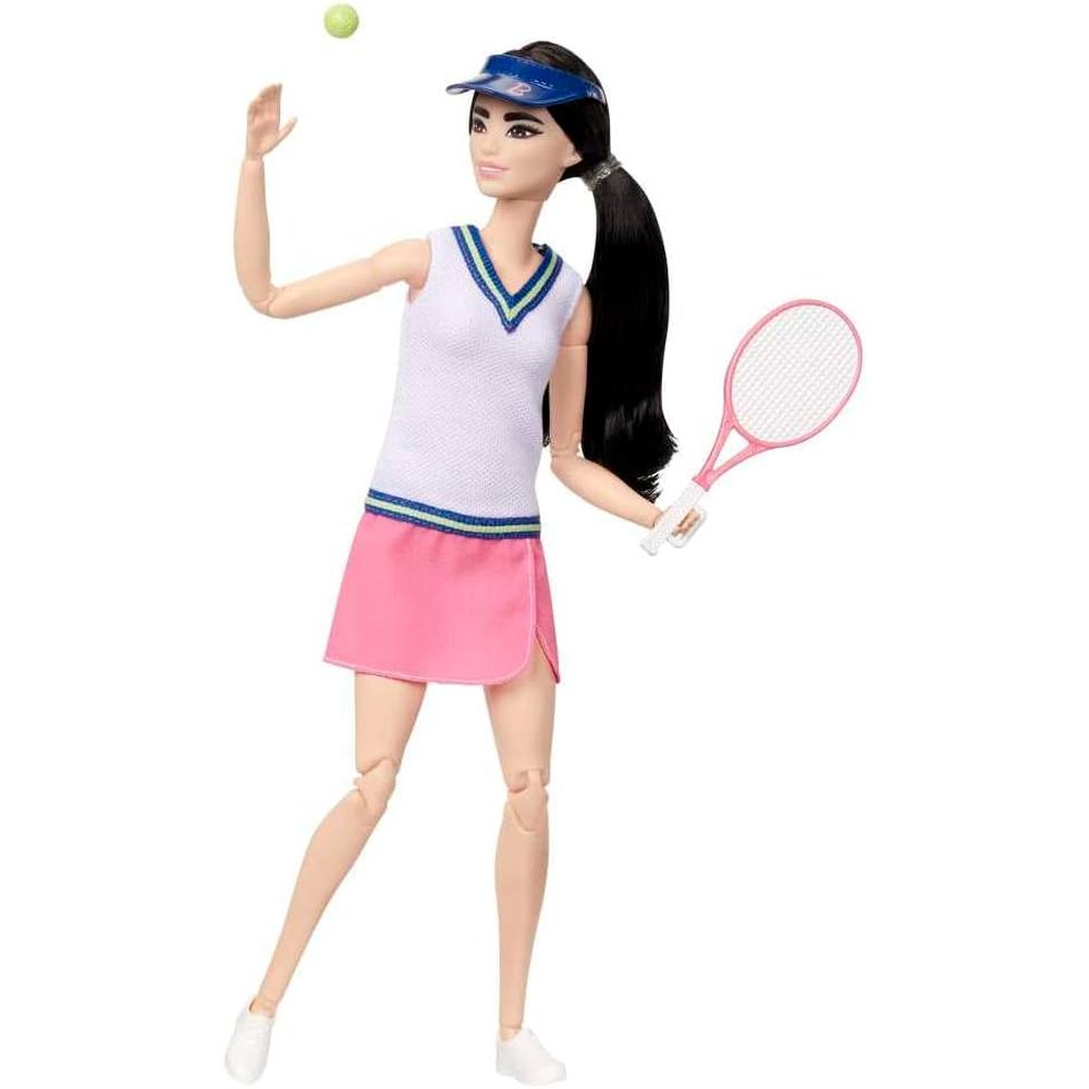 BARBIE MUÑECA TENISTA PROFESIONAL CON RAQUETA Y PELOTA - 3
