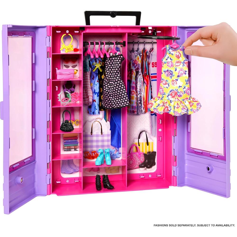 BARBIE ARMARIO FASHIONISTAS PORTÁTIL MORADO - 2