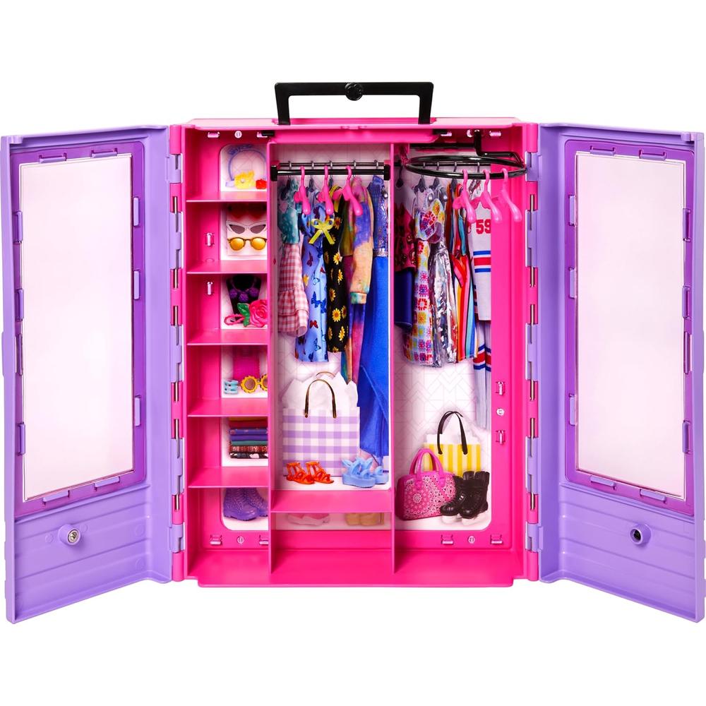 BARBIE ARMARIO FASHIONISTAS PORTÁTIL MORADO - 3