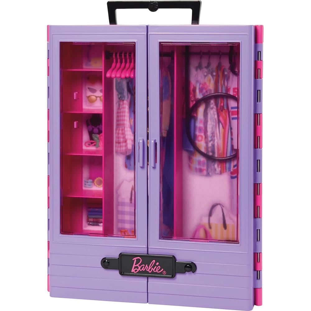 BARBIE ARMARIO FASHIONISTAS PORTÁTIL MORADO - 4