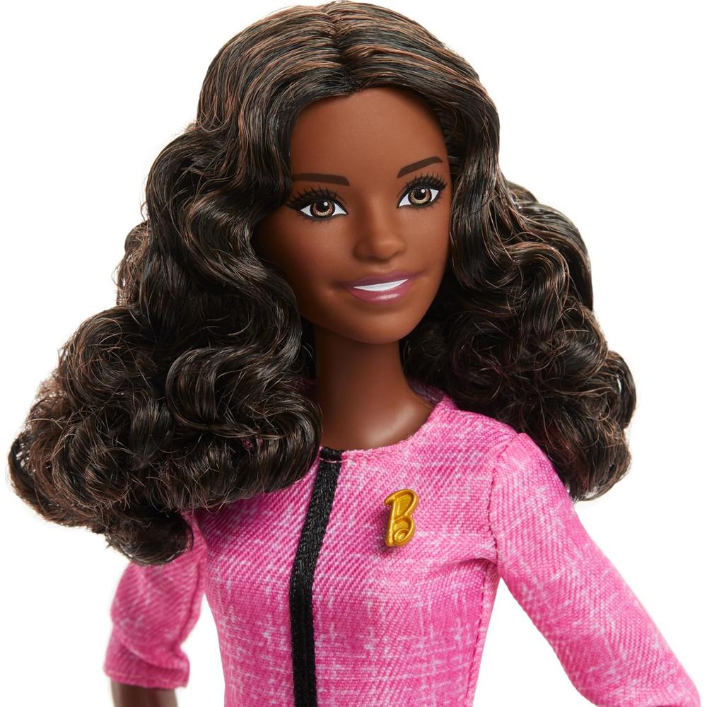 BARBIE MUÑECA FUTURA LÍDER CASTAÑO OSCURO CON ACCESORIOS - 2