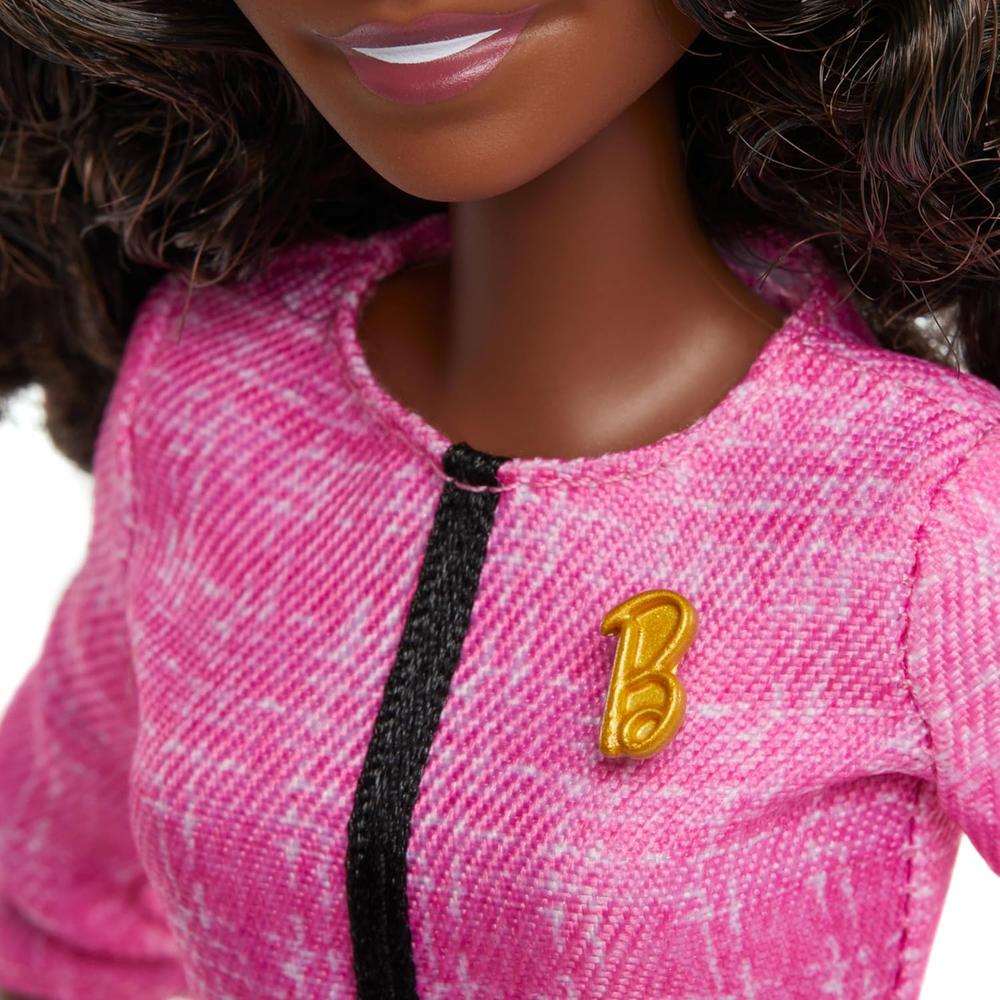 BARBIE MUÑECA FUTURA LÍDER CASTAÑO OSCURO CON ACCESORIOS - 4