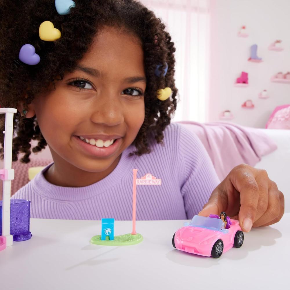 BARBIE MINI BARBIELAND AUTO DESCAPOTABLE CAMBIO DE COLOR - 2