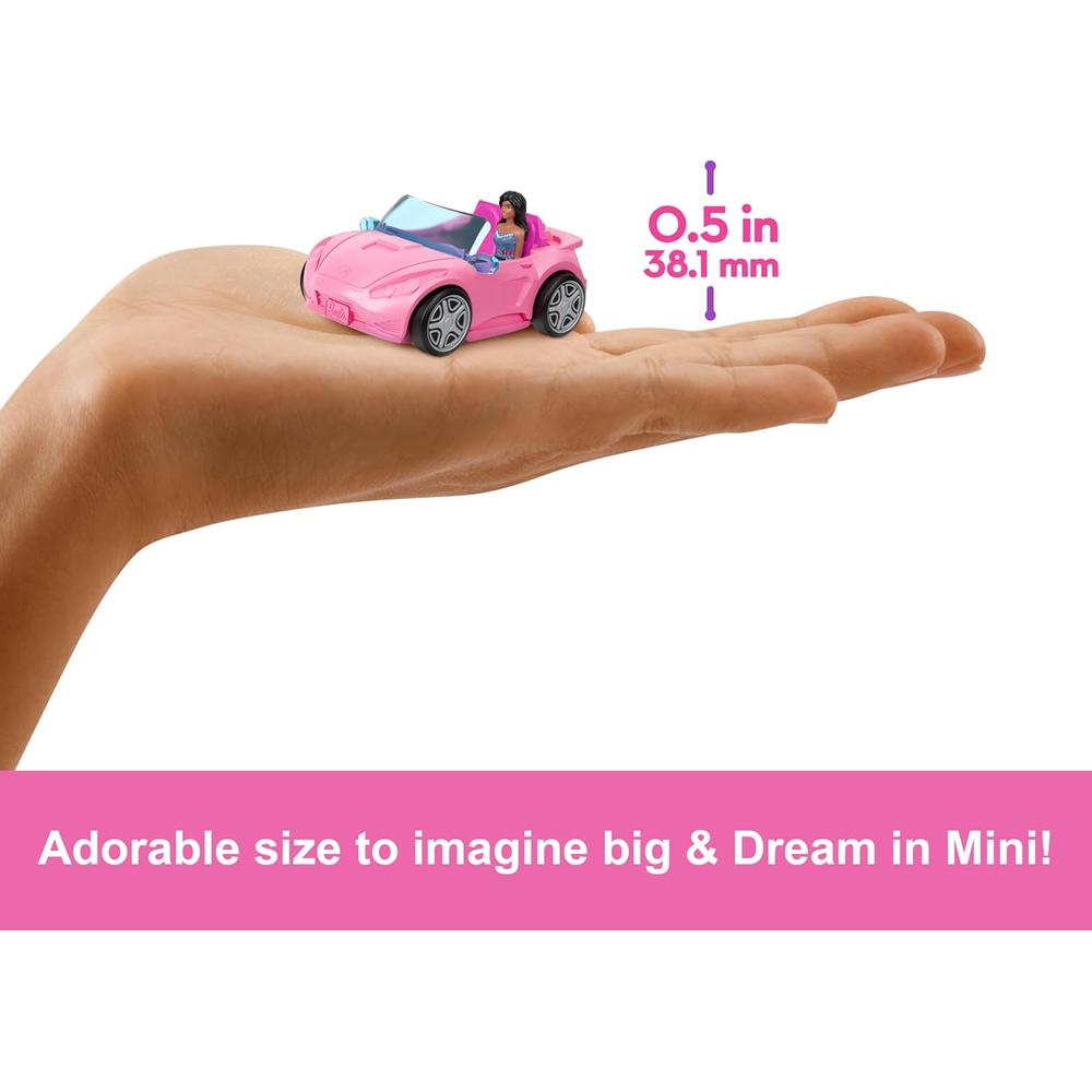 BARBIE MINI BARBIELAND AUTO DESCAPOTABLE CAMBIO DE COLOR - 4