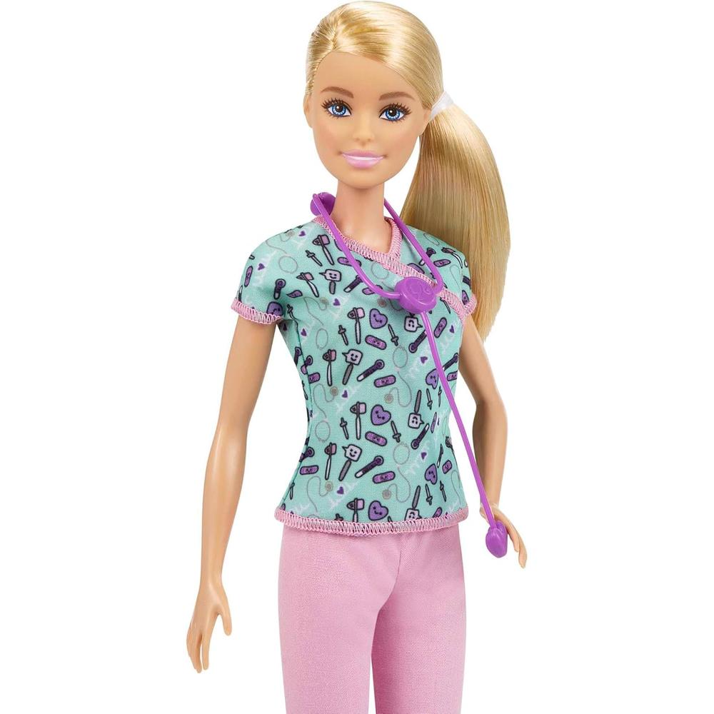 BARBIE MUÑECA ENFERMERA CON ACCESORIOS RUBIA - 3