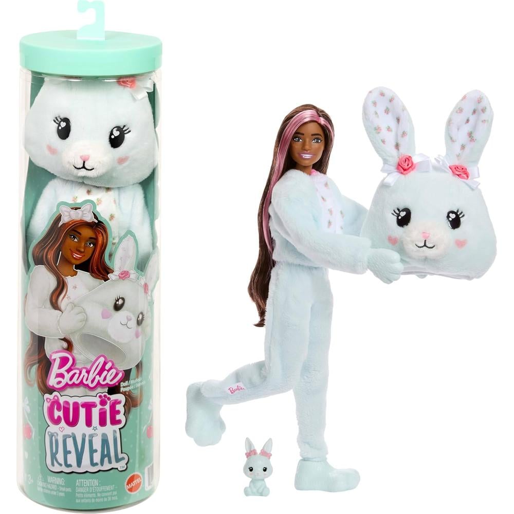 BARBIE CUTIE REVEAL CONEJITO CUDDLY CON SORPRESAS - 1
