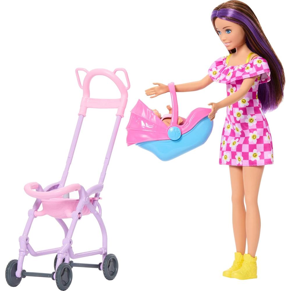 BARBIE SKIPPER BABYSITTERS SET CON BEBÉ Y COCHECITO - 4