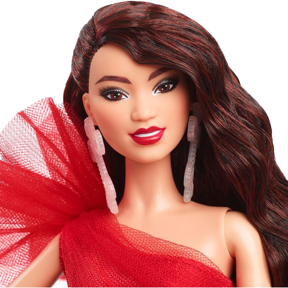 BARBIE SIGNATURE NAVIDAD 2024 MUÑECA VESTIDO CUADROS - 2