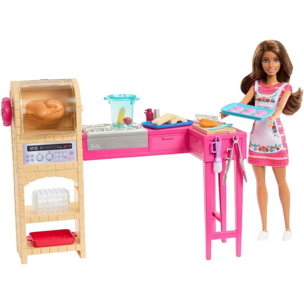 BARBIE Y TERESA RECETA DE LA AMISTAD SET COCINA - 1
