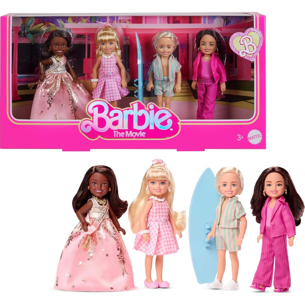 BARBIE PELÍCULA MUÑECAS CHELSEA KEN PRESIDENTA Y GLORIA - 1