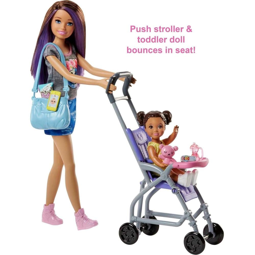 BARBIE SKIPPER SET CUIDADO BEBÉS CON MUÑECA Y ACCESORIOS - 3