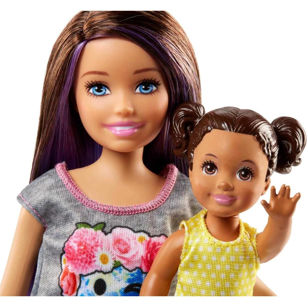 BARBIE SKIPPER SET CUIDADO BEBÉS CON MUÑECA Y ACCESORIOS - 4