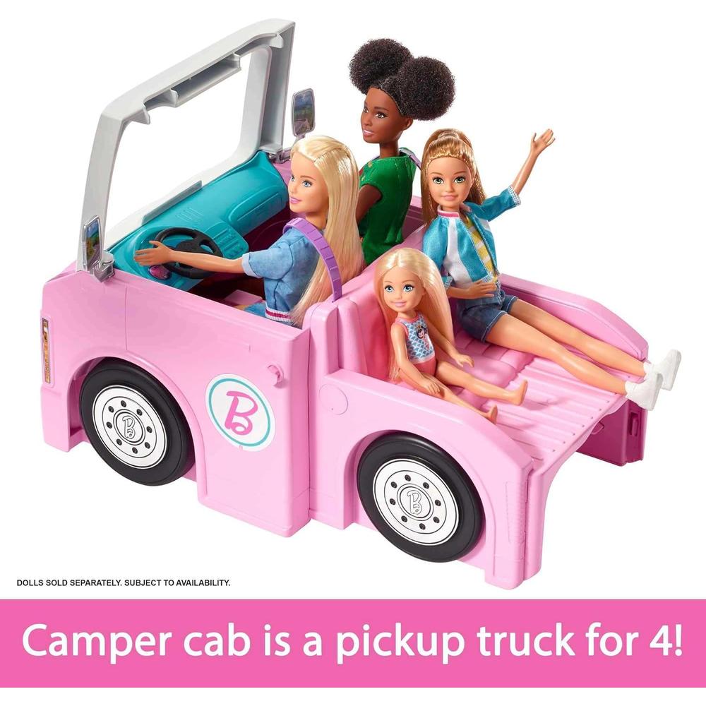 BARBIE CARAVANA TRANSFORMABLE 3 EN 1 CON ACCESORIOS - 3