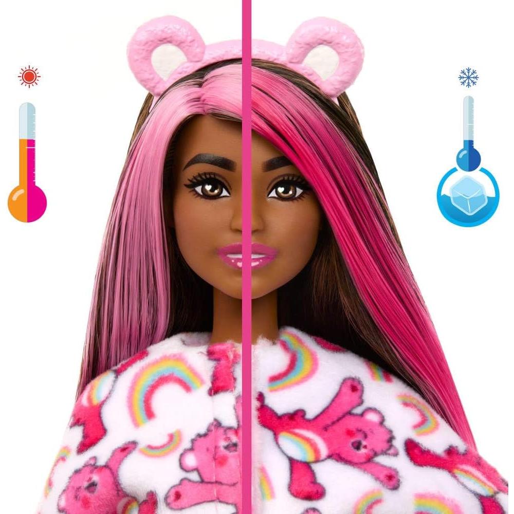 BARBIE CUTIE REVEAL CARE BEARS CHEER BEAR CON SORPRESAS - 4