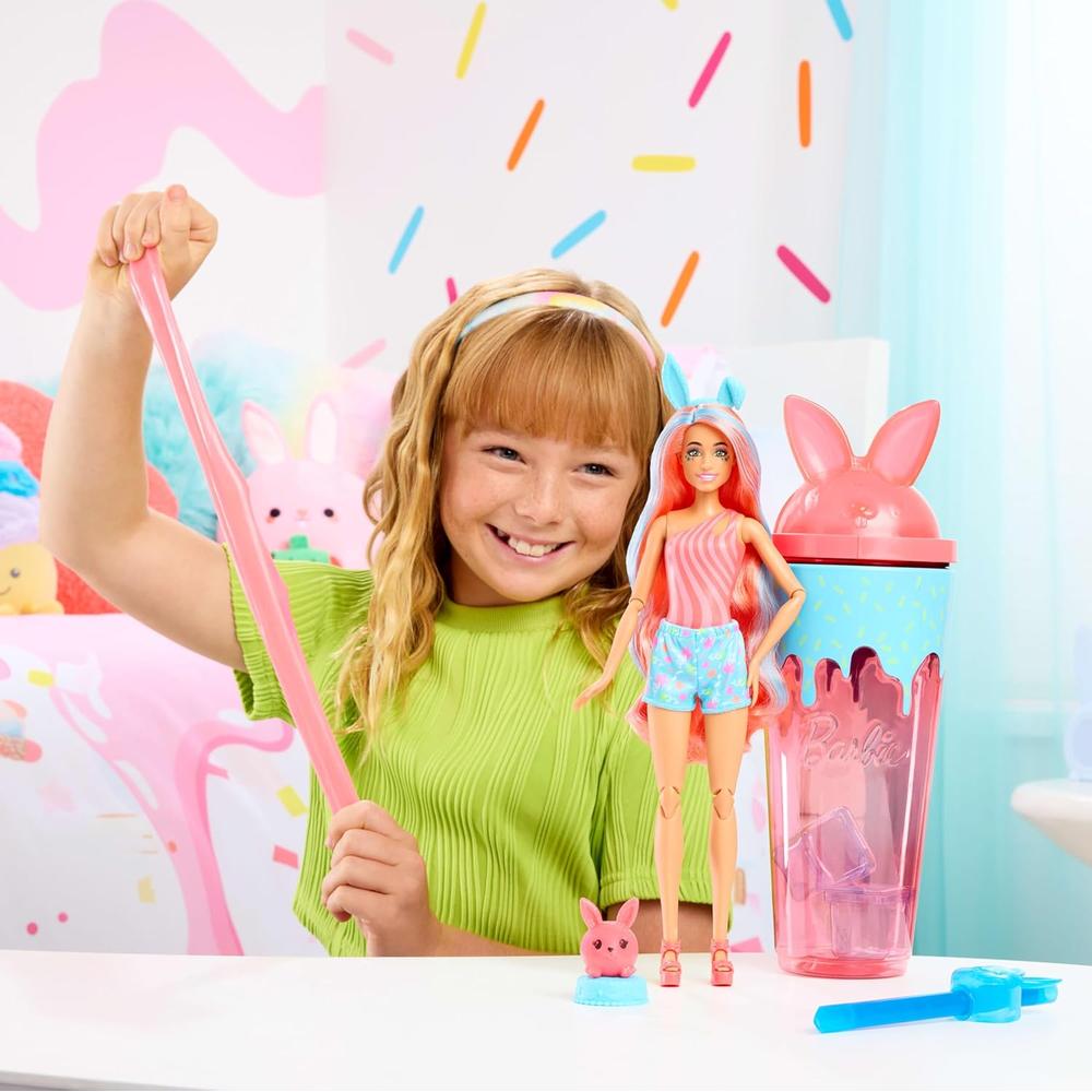 BARBIE POP REVEAL SHAKES MUÑECA CON MASCOTA AROMA CONEJITO - 2