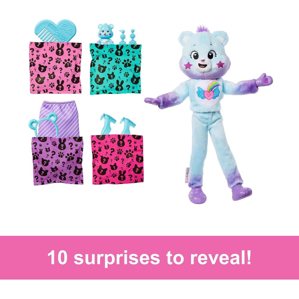 BARBIE CUTIE REVEAL CARE BEARS DREAM BRIGHT MUÑECA CON SORPRESAS - 2