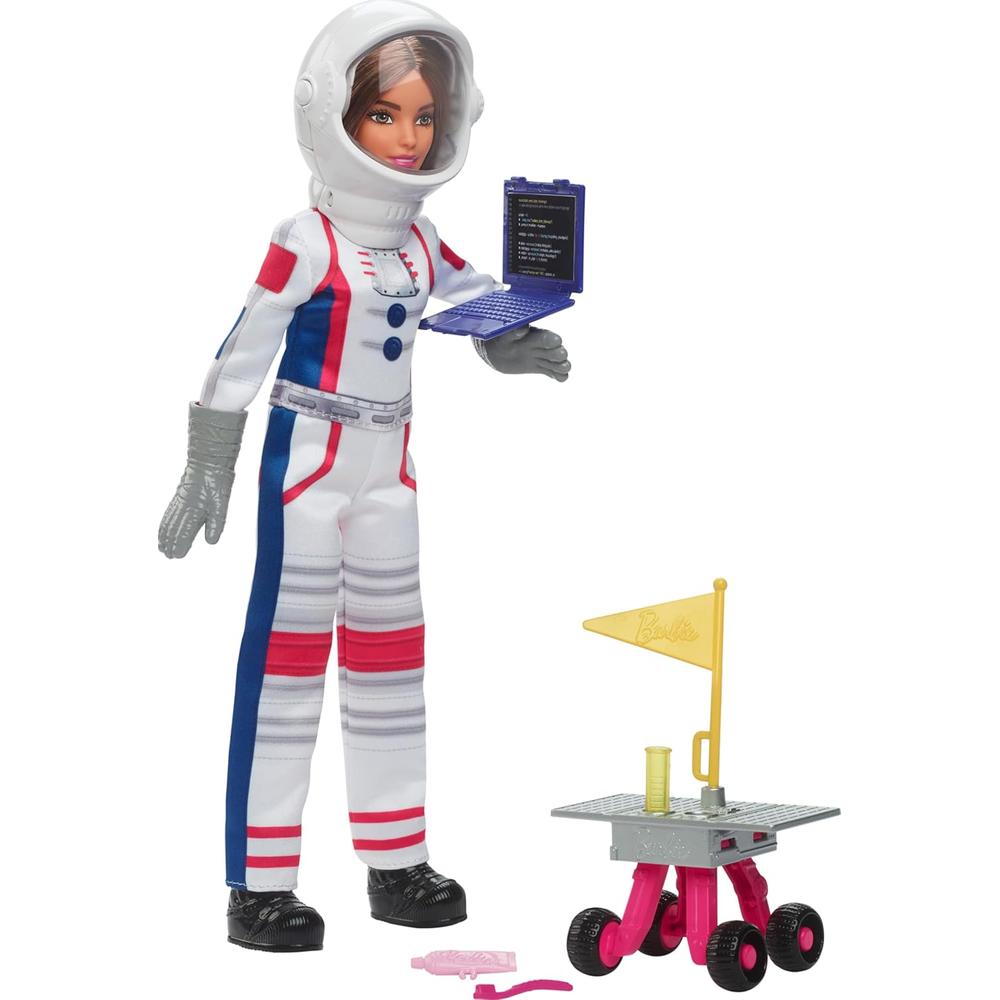 BARBIE 65 ANIVERSARIO MUÑECA ASTRONAUTA MORENA - 1