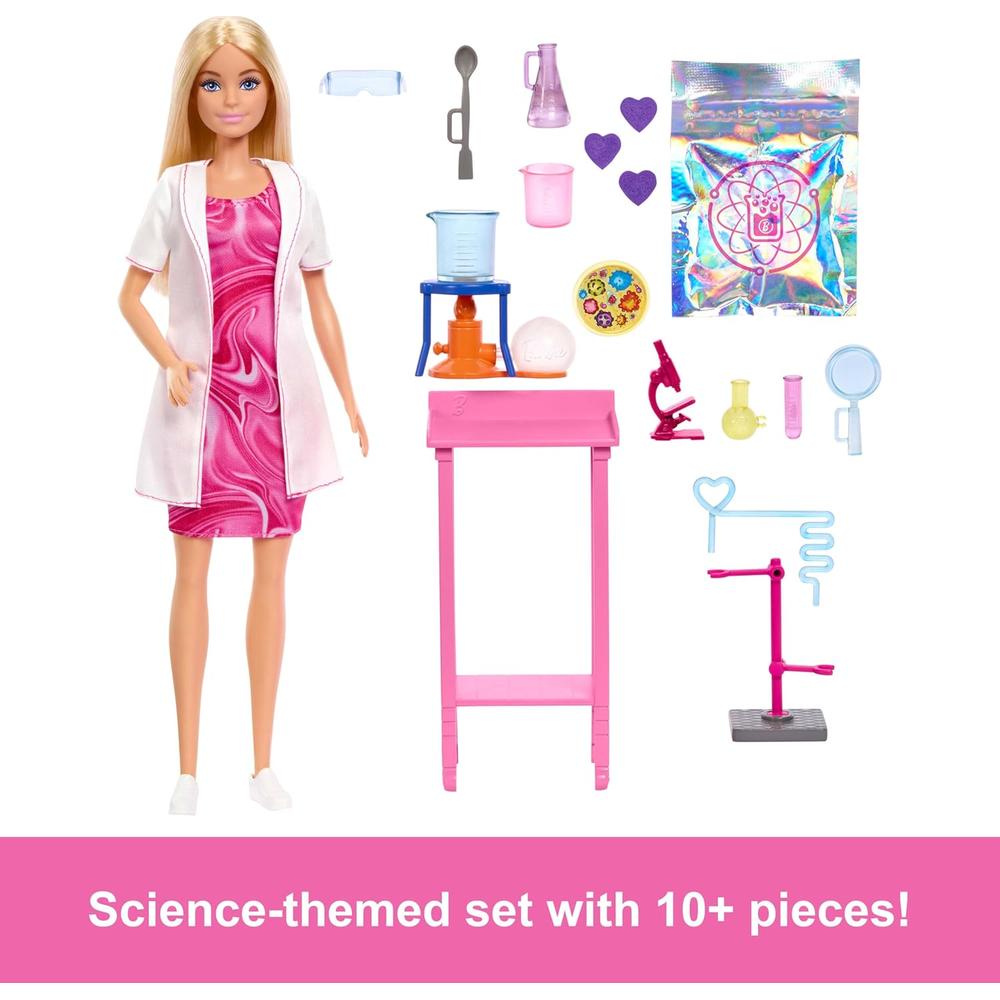BARBIE MUÑECA CIENTÍFICA RUBIA CON LABORATORIO - 3