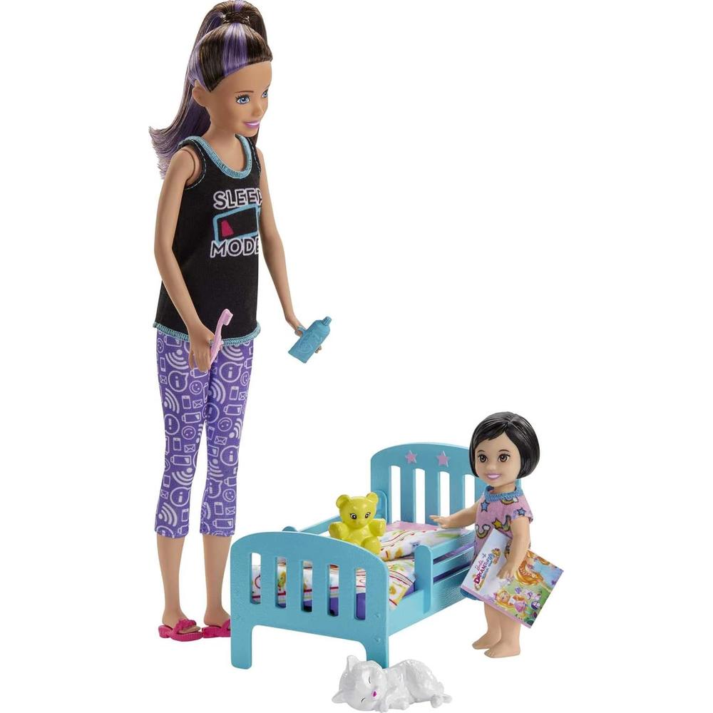 BARBIE SKIPPER SET HORA DE DORMIR CON ACCESORIOS - 1