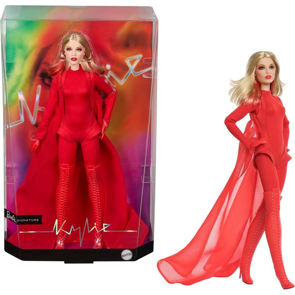BARBIE SIGNATURE KYLIE MINOGUE MUÑECA PADAM PADAM ROJO - 1